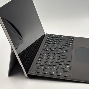 Microsoft Silver Tablet-Laptop with Black Detachable Keyboard